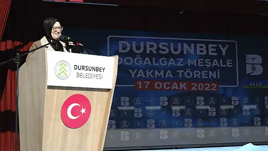 Dursunbey'de Doğalgaz Ateşi Yandı