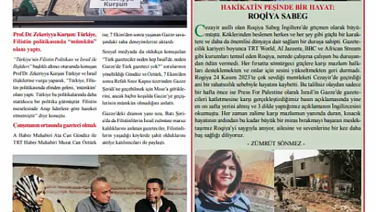 'İşgalci İsrail Gazetecileri Öldürerek Gerçekleri Susturamaz'