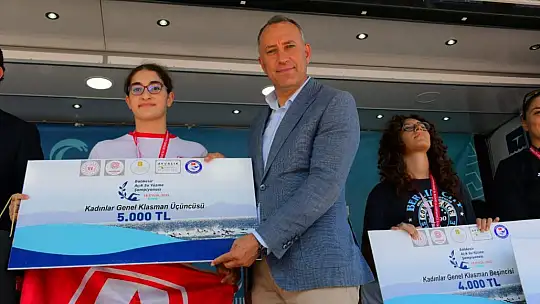 Üçüncü Açık Su Yüzme Şampiyonası Sona Erdi