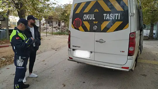 Okul Servis Araçlarına Sıkı Denetim