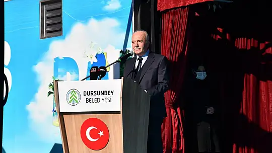 Dursunbey'de Doğalgaz Ateşi Yandı