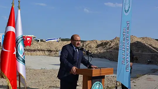 BAÜN'de 124 Yataklı Ek Hastane Binasının Temeli Atıldı