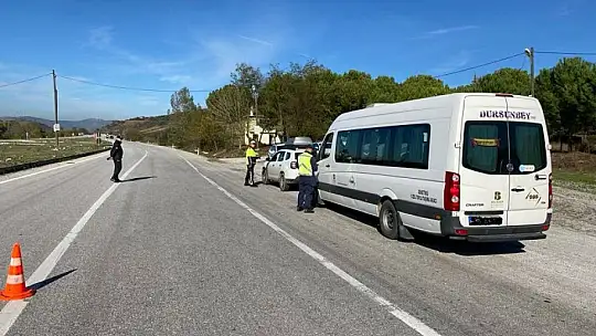 Yük ve Yolcu Taşıyan Araçlar Denetlendi.