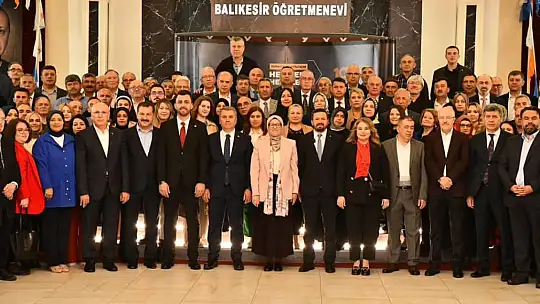 Ak Parti Teşkilatı Öğretmenevi'nde Bayramlaştı…