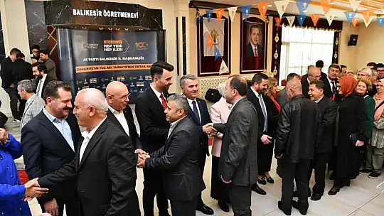 Ak Parti Teşkilatı Öğretmenevi'nde Bayramlaştı…