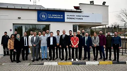 Kredi ve Yurtlar Kurumu Genel Müdür Yardımcısı Ali Özdemir, Balıkesir'i ziyaret etti