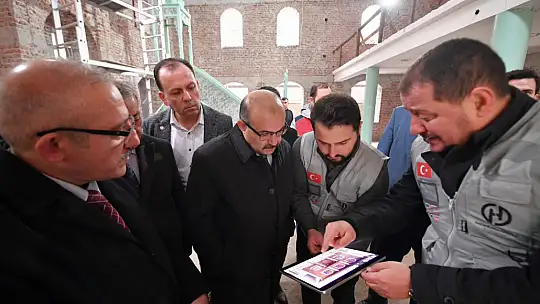 'Alaca Mescit Camii' Restorasyon Çalışmaları Devam Ediyor