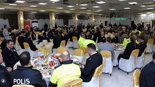 'Emniyet Teşkilatı' iftarda bir araya geldi.