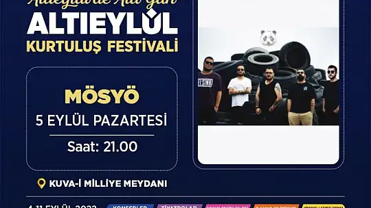 Altıeylül Kurtuluş Festivali Başlıyor