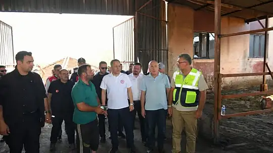 İçişleri Bakanı Yerlikaya Kırsalda İncelemeler Yaptı