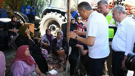 İçişleri Bakanı Yerlikaya Kırsalda İncelemeler Yaptı