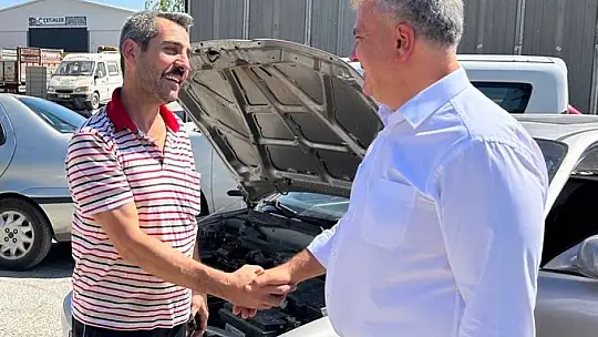 CANBEY, KÜÇÜK SANAYİ SİTESİNİ ZİYARET ETTİ
