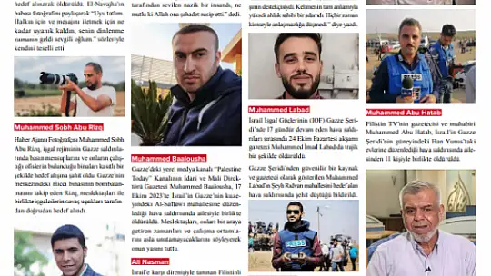 'İşgalci İsrail Gazetecileri Öldürerek Gerçekleri Susturamaz'