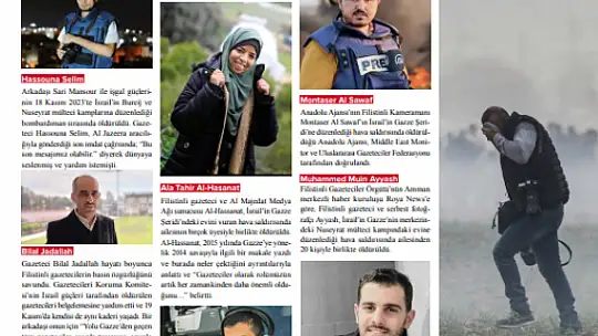 'İşgalci İsrail Gazetecileri Öldürerek Gerçekleri Susturamaz'
