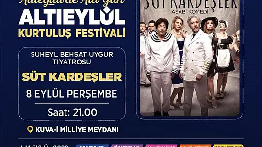 Altıeylül Kurtuluş Festivali Başlıyor
