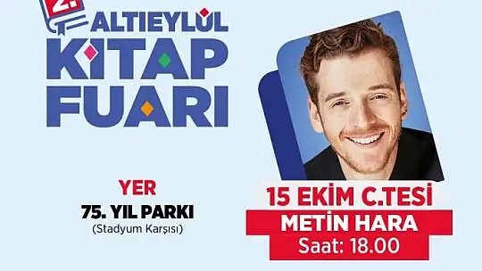 2'nci Altıeylül Kitap Fuarı Başlıyor
