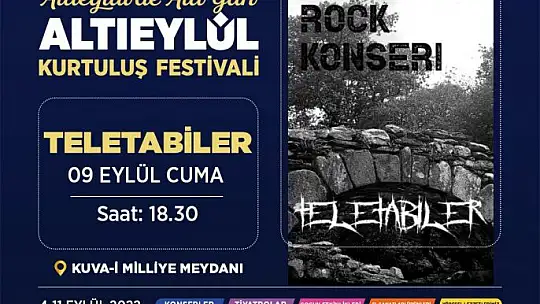 Altıeylül Kurtuluş Festivali Başlıyor