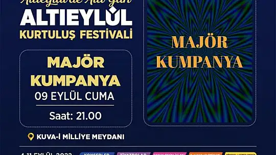 Altıeylül Kurtuluş Festivali Başlıyor