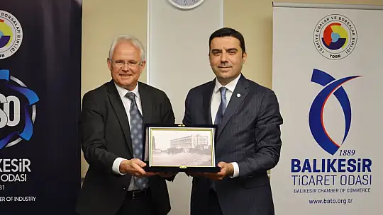 Sanayiciler Alman Başkonsolosuna Balıkesir'i anlattı ve OSB'yi gezdirdi