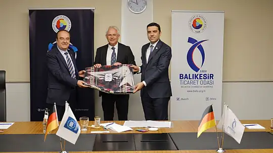 Sanayiciler Alman Başkonsolosuna Balıkesir'i anlattı ve OSB'yi gezdirdi