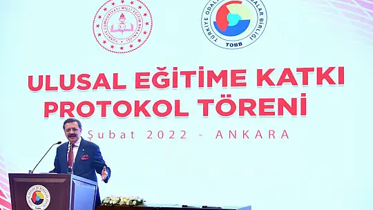 TOBB 154 ilçeye 154 yeni okul kazandıracak