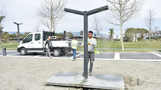 Sarımsaklı Plajı ziyaretçilerini bekliyor