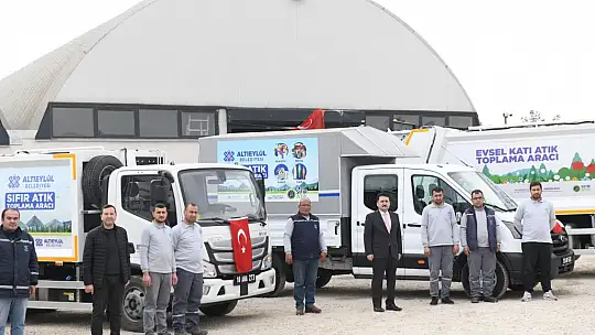 ALTIEYLÜL'DE 100 BİN TON GERİ DÖNÜŞÜM DÖNÜŞTÜRÜLDÜ