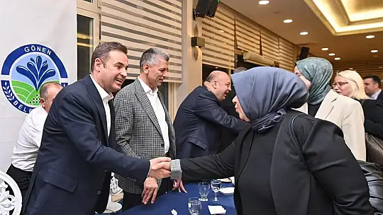 Başkan Akın'ın ilk ilçe ziyareti baba ocağı Gönen'e