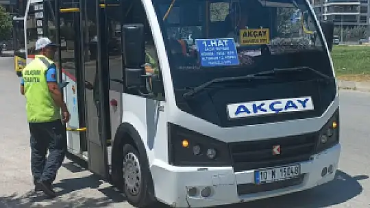 Balıkesir Büyükşehir Belediyesi'nden toplu taşımaya denetim