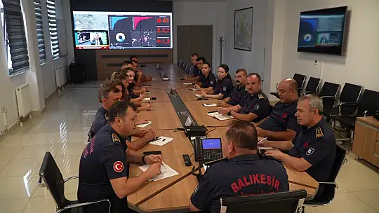 Balıkesir İtfaiyesi CBS ile Türkiye'de bir ilki gerçekleştiriyor