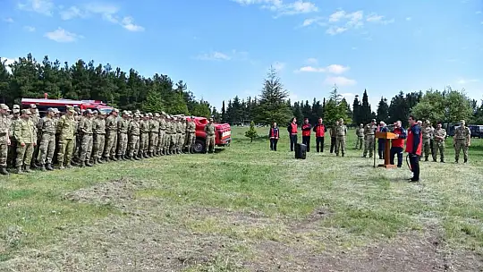 Balıkesir itfaiyesinden yangına ilk müdahale eğitimi