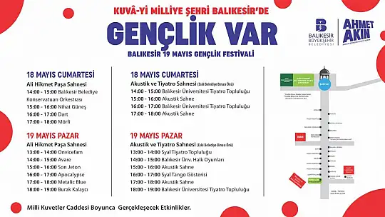 Gençlik Festivali gümbür gümbür geliyor