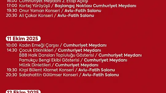 Balıkesirliler Günü dolu dolu kutlanacak