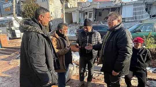 Başkan Arslan, Deprem Bölgesinde