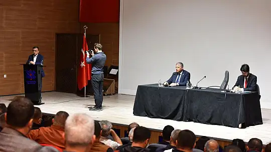 BAŞKAN ŞEHİRLİ MUHTARLARLA BULUŞTU