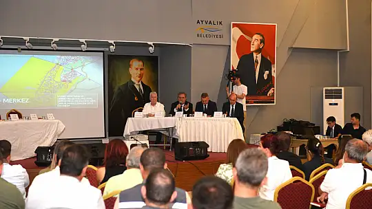 BASKİ Ayvalık'ta muhtarlarla buluştu