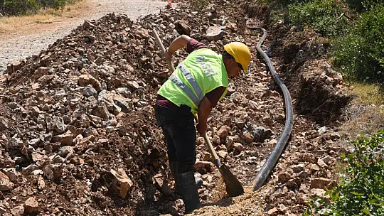 BASKİ, Havran'da 6 bin 110 Metre Yeni İçme Suyu Hattı Yapımına Başladı