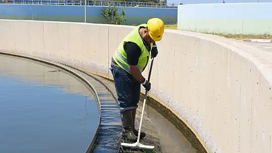 BASKİ Atıksu Arıtma Tesislerine Detaylı Bakım Yapıyor