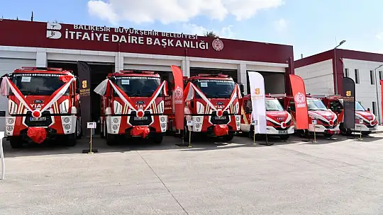 İtfaiye Teşkilatına 42 Milyon Liralık Yeni Envanter Desteği