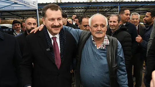 Yücel Yılmaz, küçükbaş üreticilerin yanında
