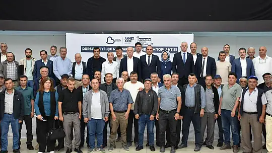 Büyükşehir Dursunbey'de muhtarlarla buluştu