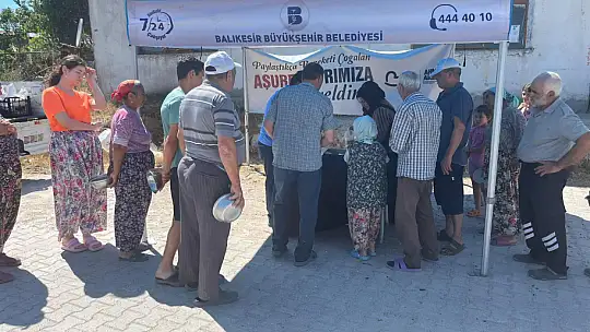 Büyükşehir'den 35 Bin Kişilik Aşure Hayrı