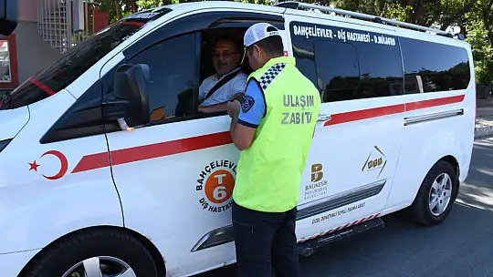 Büyükşehir'den toplu taşımaya denetim