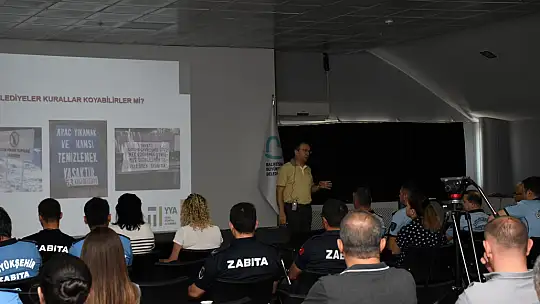 Büyükşehir'den zabıta personeline hizmet içi eğitim
