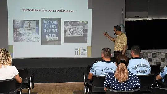 Büyükşehir'den zabıta personeline hizmet içi eğitim