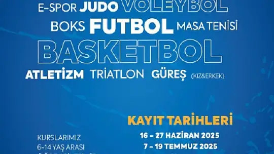 Büyükşehir'in Yaz Spor Okulları'na yoğun ilgi