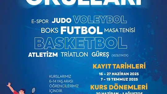 Büyükşehir'in Yaz Spor Okulları'na yoğun ilgi