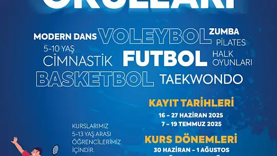 Büyükşehir'in Yaz Spor Okulları'na yoğun ilgi