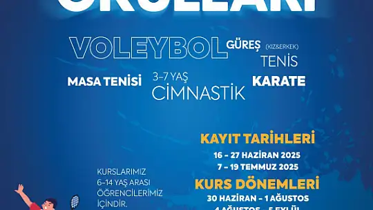 Büyükşehir'in Yaz Spor Okulları'na yoğun ilgi