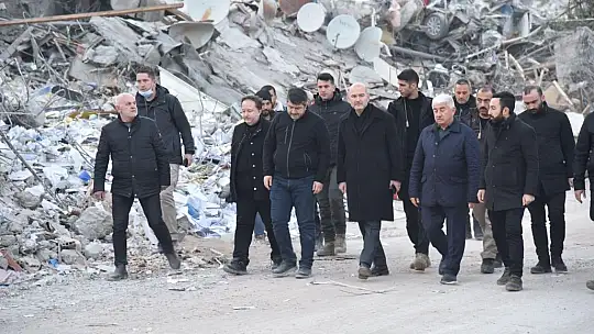 Başkan Orkan Deprem Bölgesinde Ziyaretlerini Sürdürdü